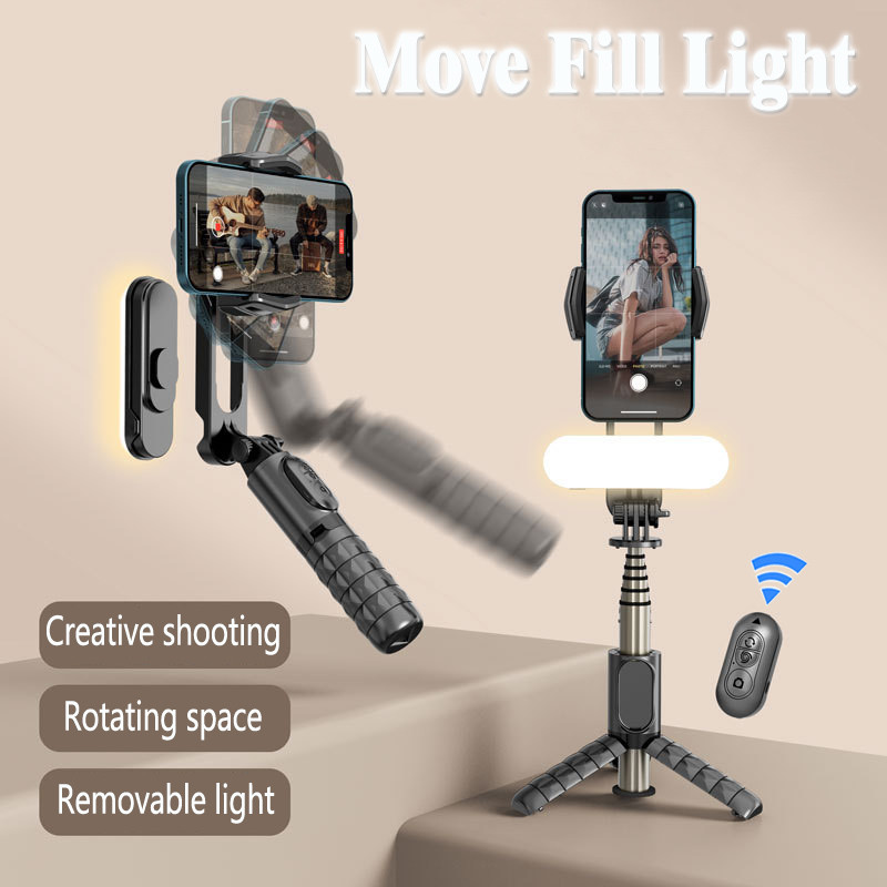 Gimbal Stabilisateur Estabilizador Selfie Stick Fill Light Smartphone Baseus Handheld Action Kameral