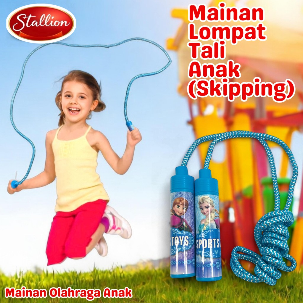 Mainan Anak Lompat Tali Karakter Frozen Sport Toys Skipping Rope