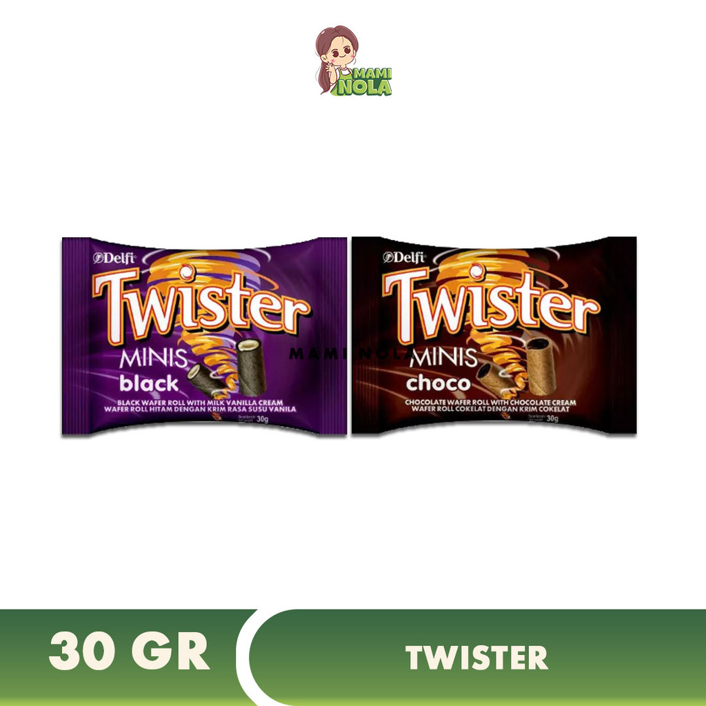 

Delfi Twister Wafer Roll Chocho Lumer 30gr