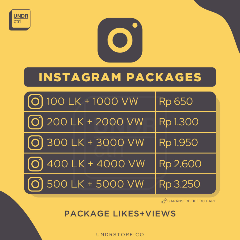 𝘂𝗻𝗱𝗿𝘀𝘁𝗼𝗿𝗲 ✘ Paket View Instagram Like Permanen Bergaransi Permanen Aktif Worldwide Bukan Indonesia M