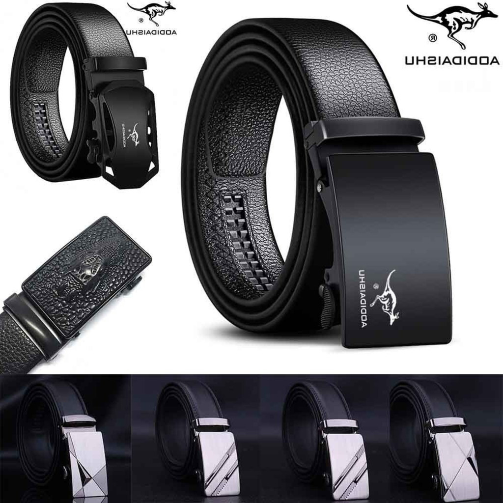 Ikat Pinggang Pria Model Rel/ Sabuk Bitzen Gesper Import terbaru termurah Sabuk Bitzen