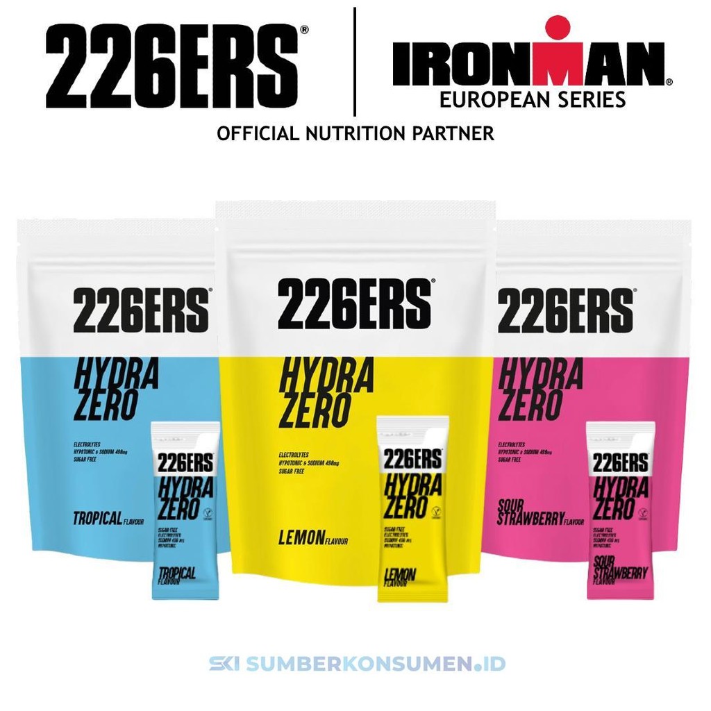 

226ERS Electrolyte Hydration Hydrazero Hypotonic Drink 225g Bag