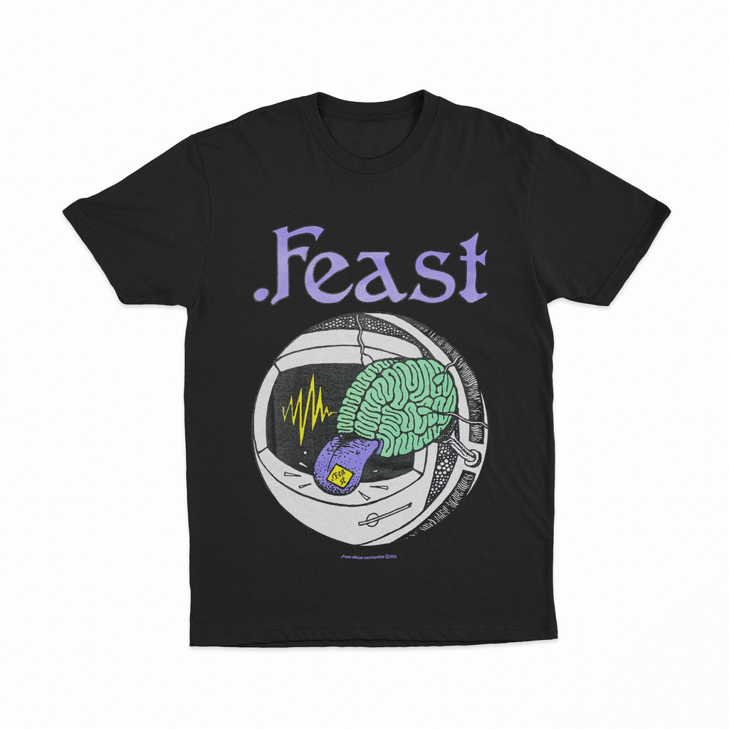 Tshirt .Feast - Braindead Cotton combed 24s Tebal