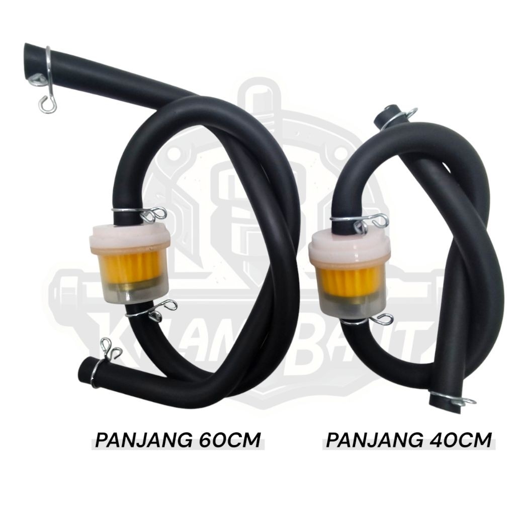 selang bensin dan saringan bensin motor/mobil universal..