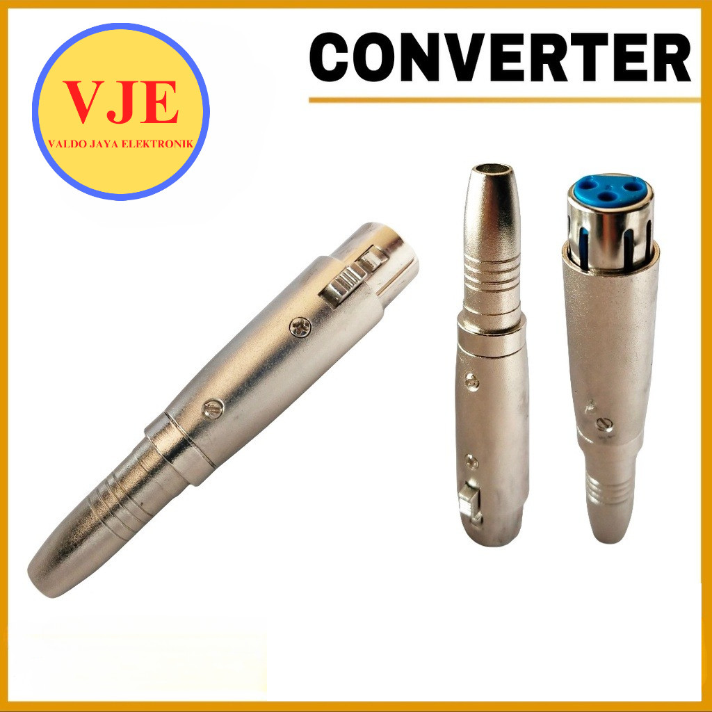 Jack Akai Female to Canon Female Converter