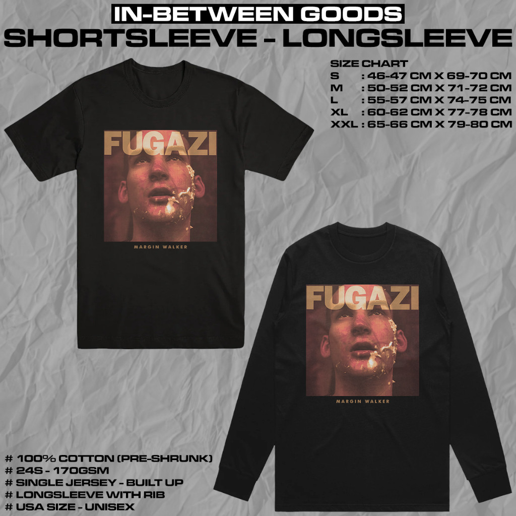 FUGAZI - MARGIN WALKER | T-SHIRT | LONGSLEEVE | BAND MERCH