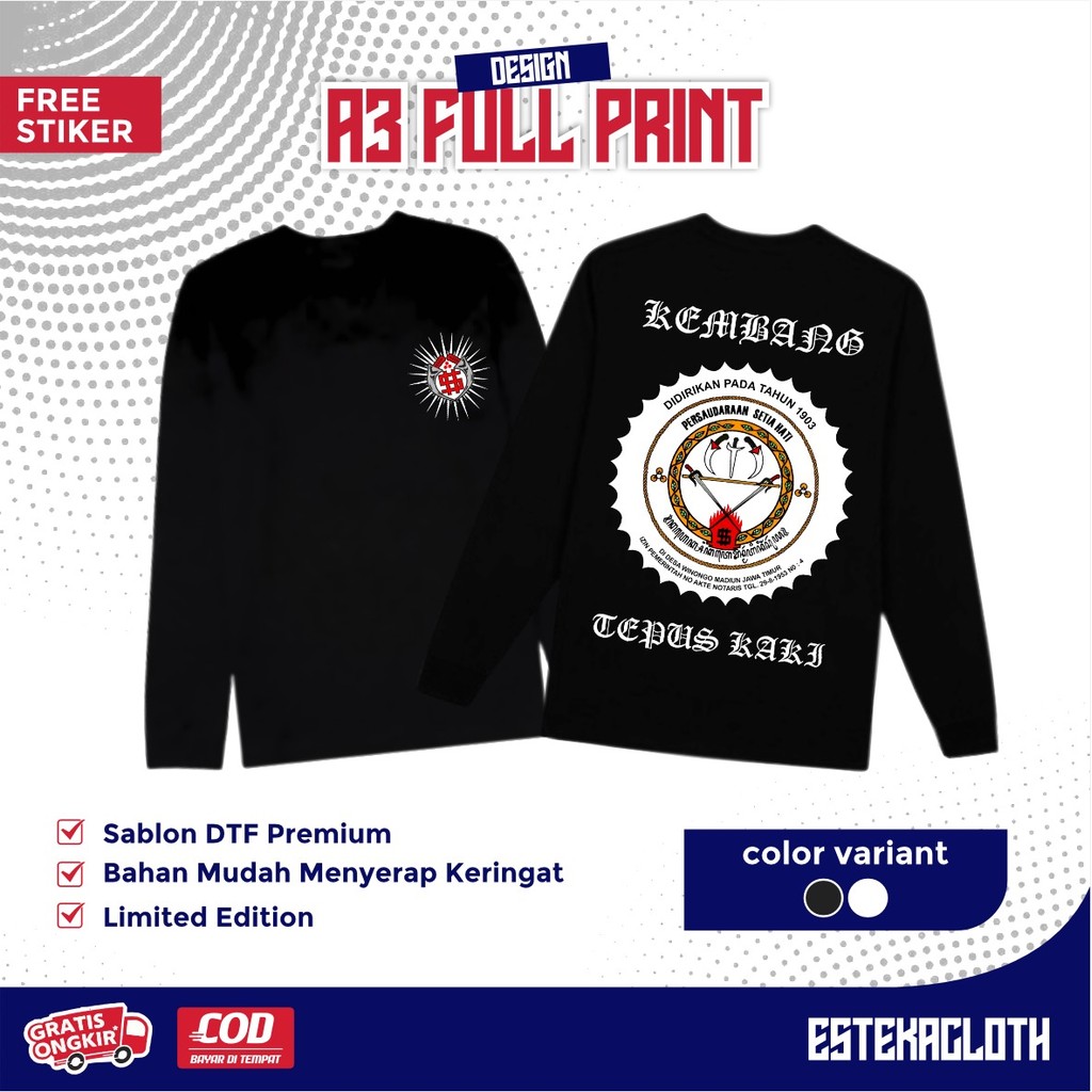 KAOS LENGAN PANJANG PSHW - T-SHIRT LONGSLEEVE PSHW - KAOS LENGAN TANGAN PANJANG PSHW TERBARU - KAOS 