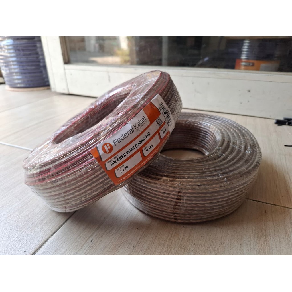 Kabel Speaker Wire (Monster) Federal 2x80 /0.12mm (17 AWG) Permeter