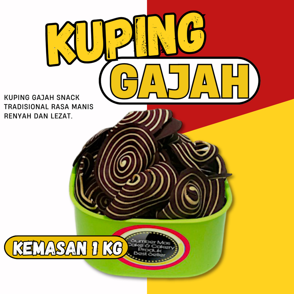 

Kuping Gajah mini 1kg kuping gajah ccontong mini cemilan Renyah Manis lezaat