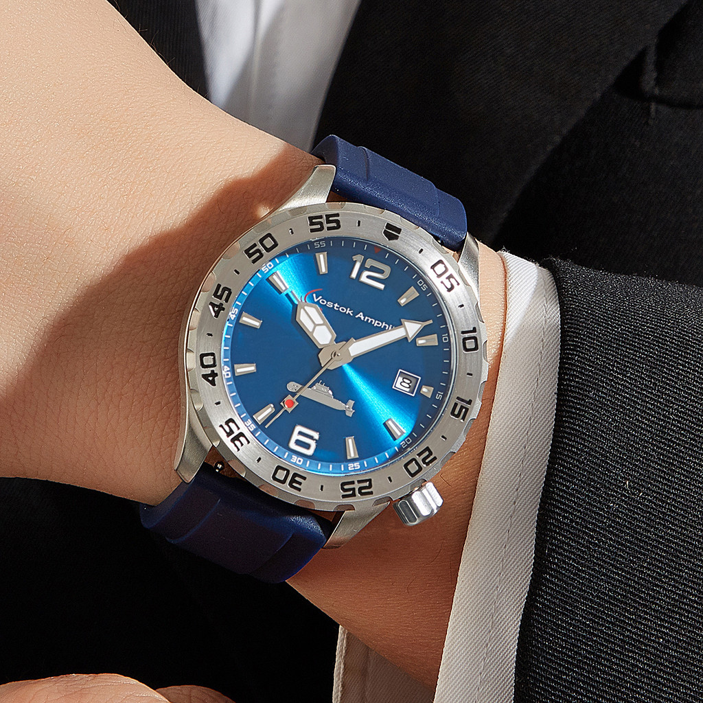 Vostok Amphibia Mechanical Watches Automatic Erkek Kol Saati Mekanik Saatleri Otomatik Saat Europe D