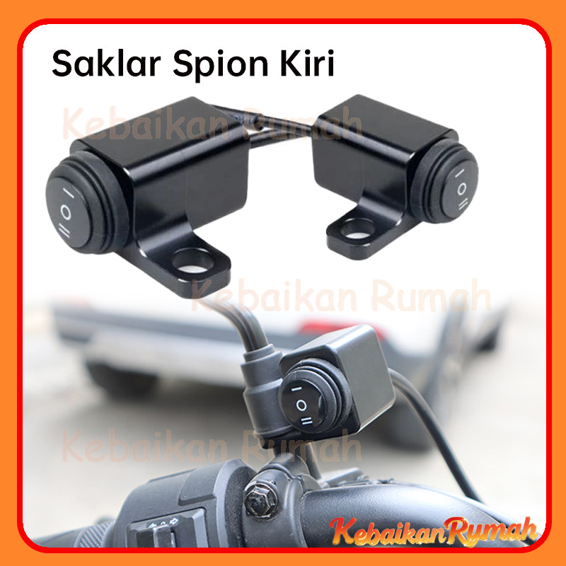 KR Saklar On Off Double Saklar Kiri Saklar Kanan Saklar Lampu Motor Spion On Off Water Proof Anti Ai