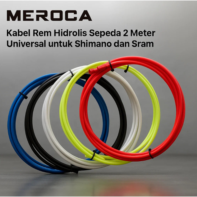 Kabel Rem Hidrolis Sepeda 2m 200cm Brake Hose Hydraulic Universal Shimano Sram MTB Roadbike Gravel