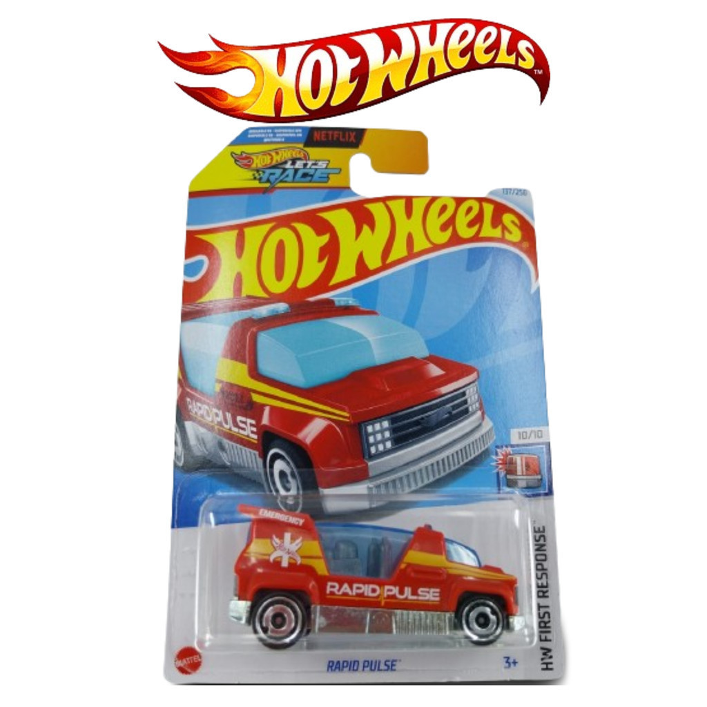 Hot Wheels Lets Race Rapid Pulse Merah First Response Emergency