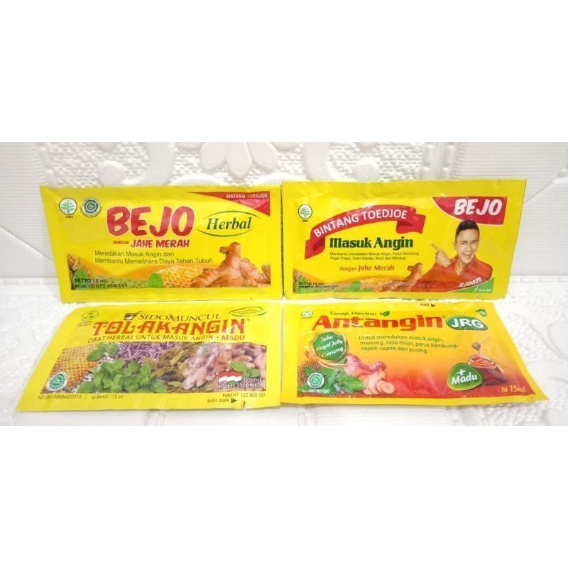 

Tolak Angin, Antangin, Bejo - ABM