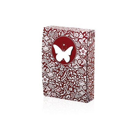 Kartu Remi Butterfly Playing Cards Marked (Red) 3rd Edition by Ondrej Psenicka