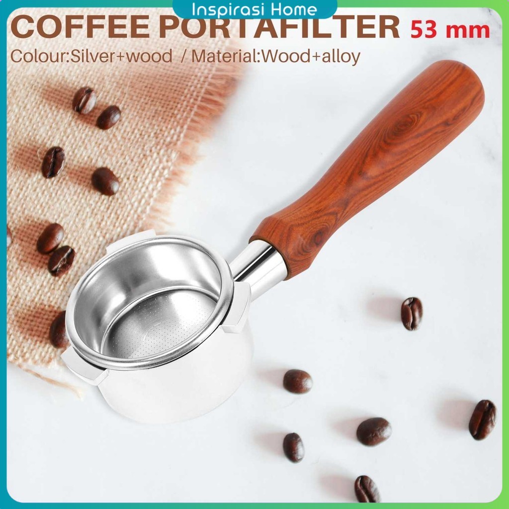 iCafilas Bottomless Naked Portafilter Delonghi Stainless Steel 53mm - NP52