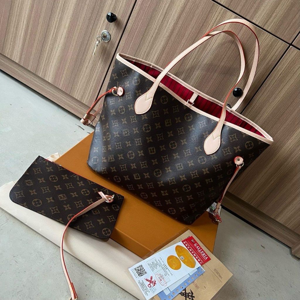 Tas Tote Wanita Shoulder Bag 1V 2in1+BOX Size Large Premium VIP Platinum 1:1 lv01