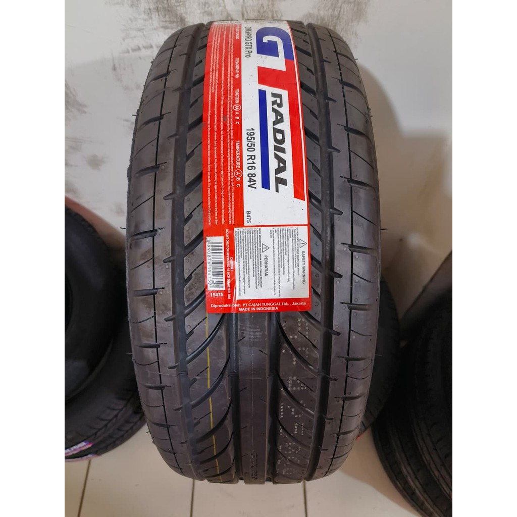 Ban Mobil RING 16 195/50 R16 GT Radial GTXPRO Fiesta Sienta Yaris Jazz