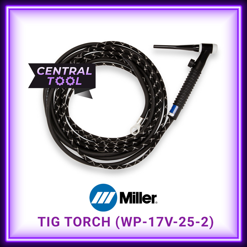Miller Tig Torch WP-17V-25-2 Stang Las Argon USA
