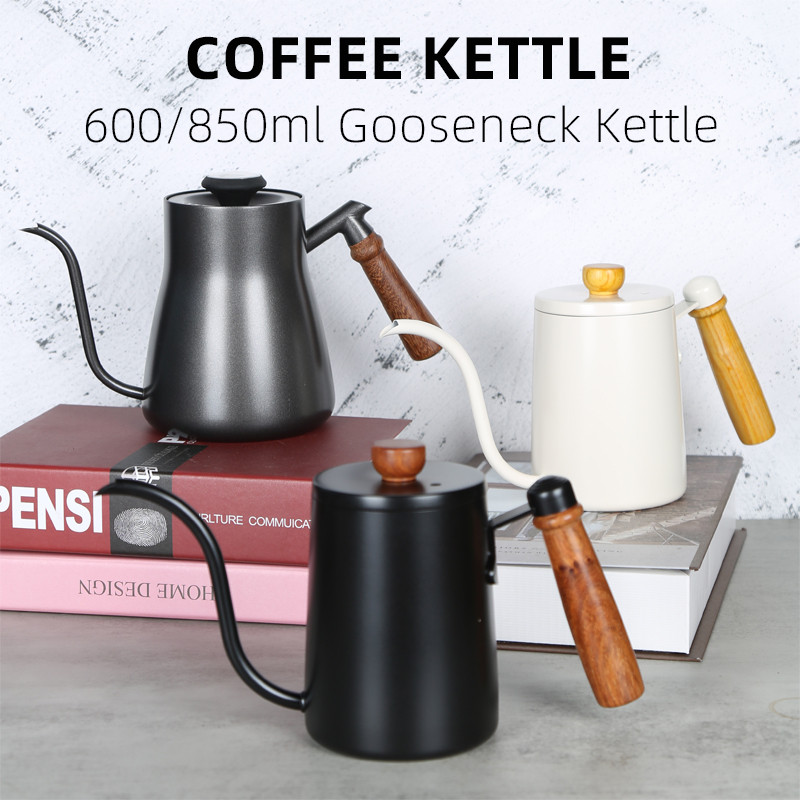 Coffee Pot Milk Frothing Pitcher Jug Gooseneck Kettle Spout Stainless Steel Espresso Coffee Tea Milk