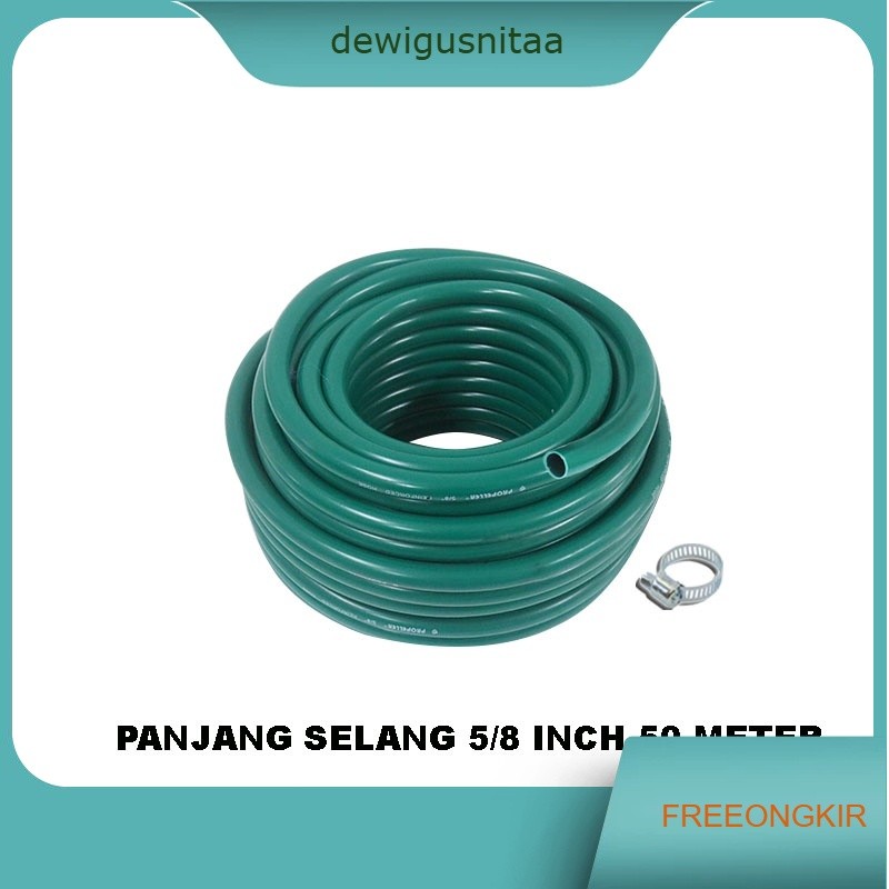 SEA-P5/8INCH selang air polos 50 meter diameter selang 5/8" selang air multifungsi tebal 2 mm