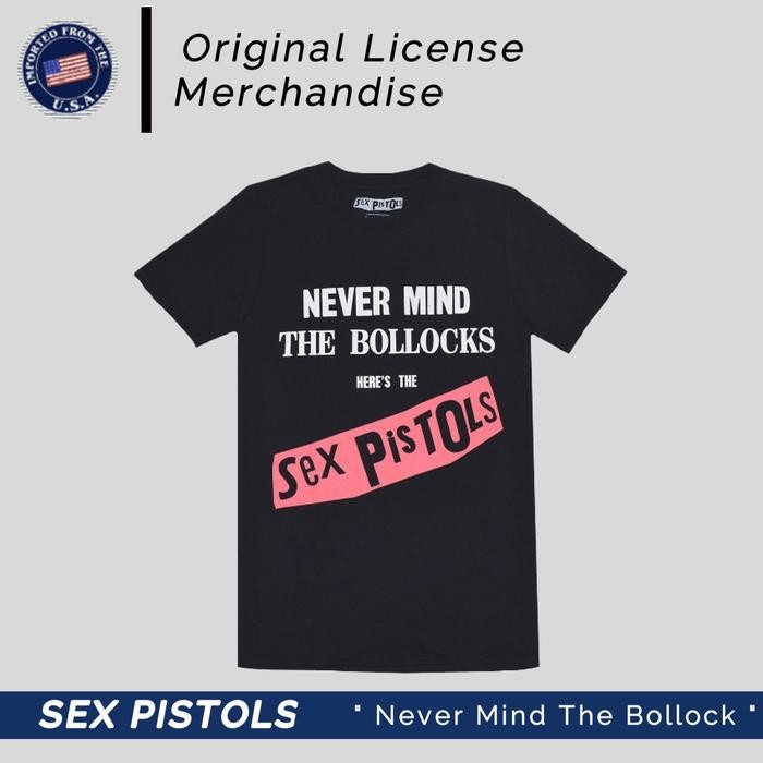 (COD) Sex Pistols Kaos T shirt Band  Music Punk Rock Original Official Tag - S