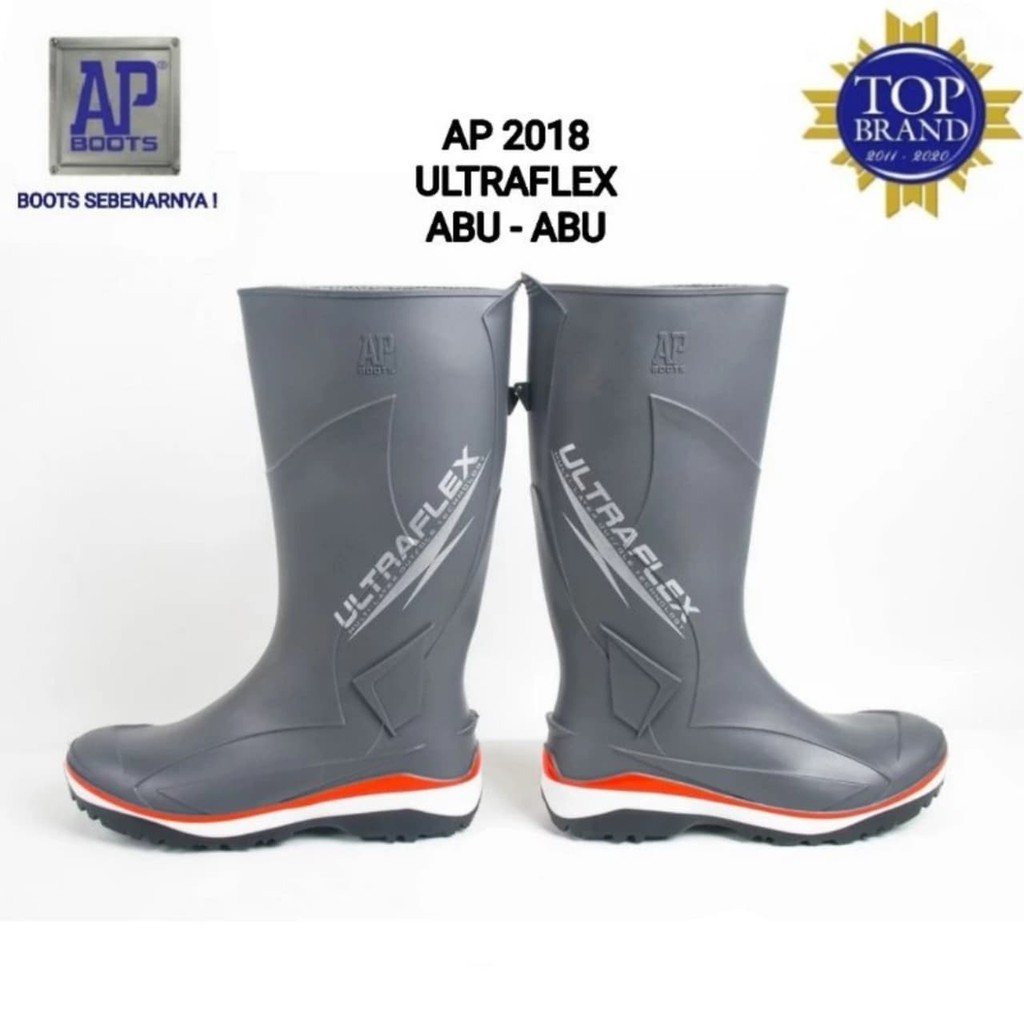 Sepatu Boots AP BOOTS Abu Abu AP Ultraflex