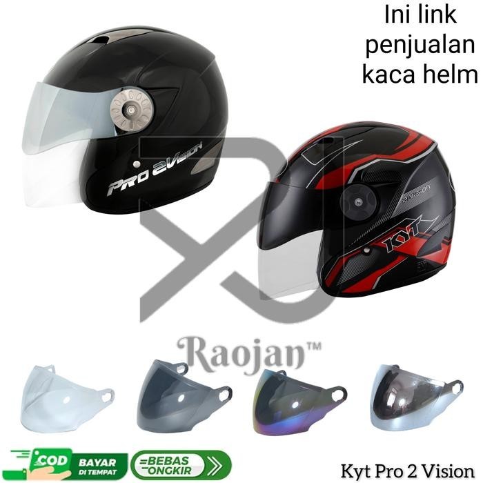 Kaca helm Kyt 2 Vision Visor helm Kyt 2Vision, Kyt Pro 2 Vision