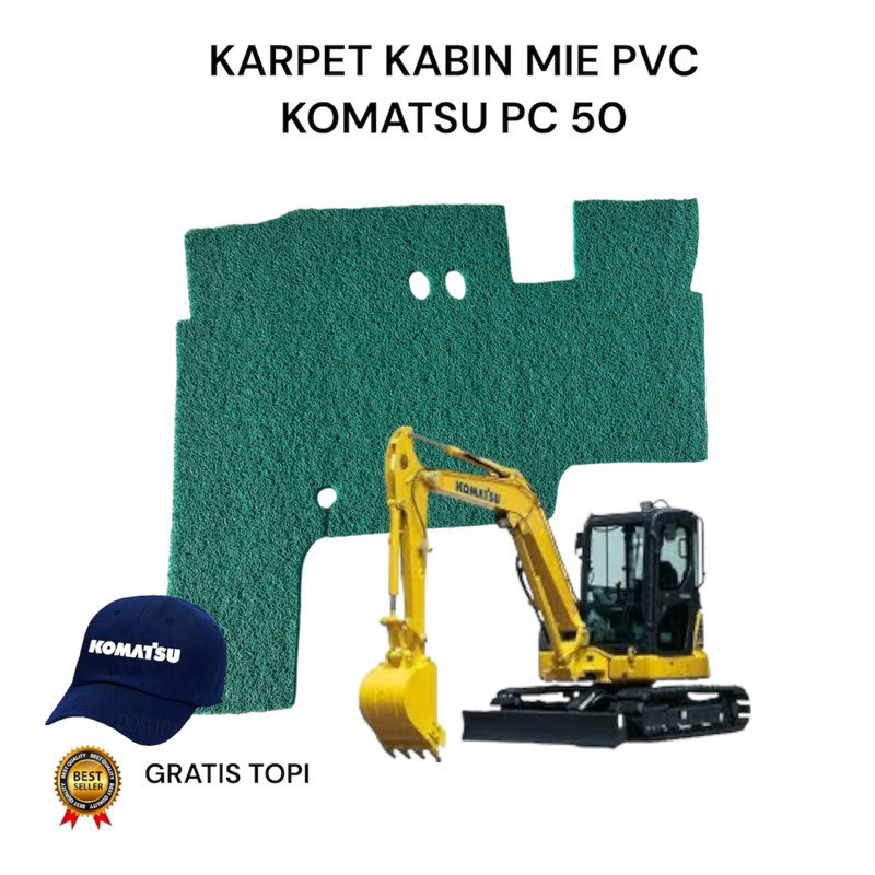 karpet Lantai Kabin Mini excavator Komatsu PC78 KOMATSU PC50
