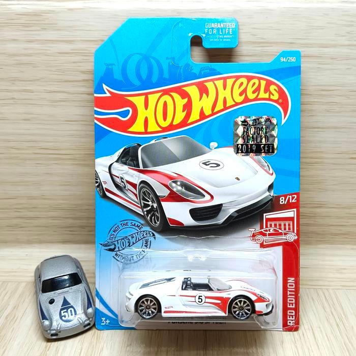 hot wheels porsche 918 spyder red edition BB SWO86