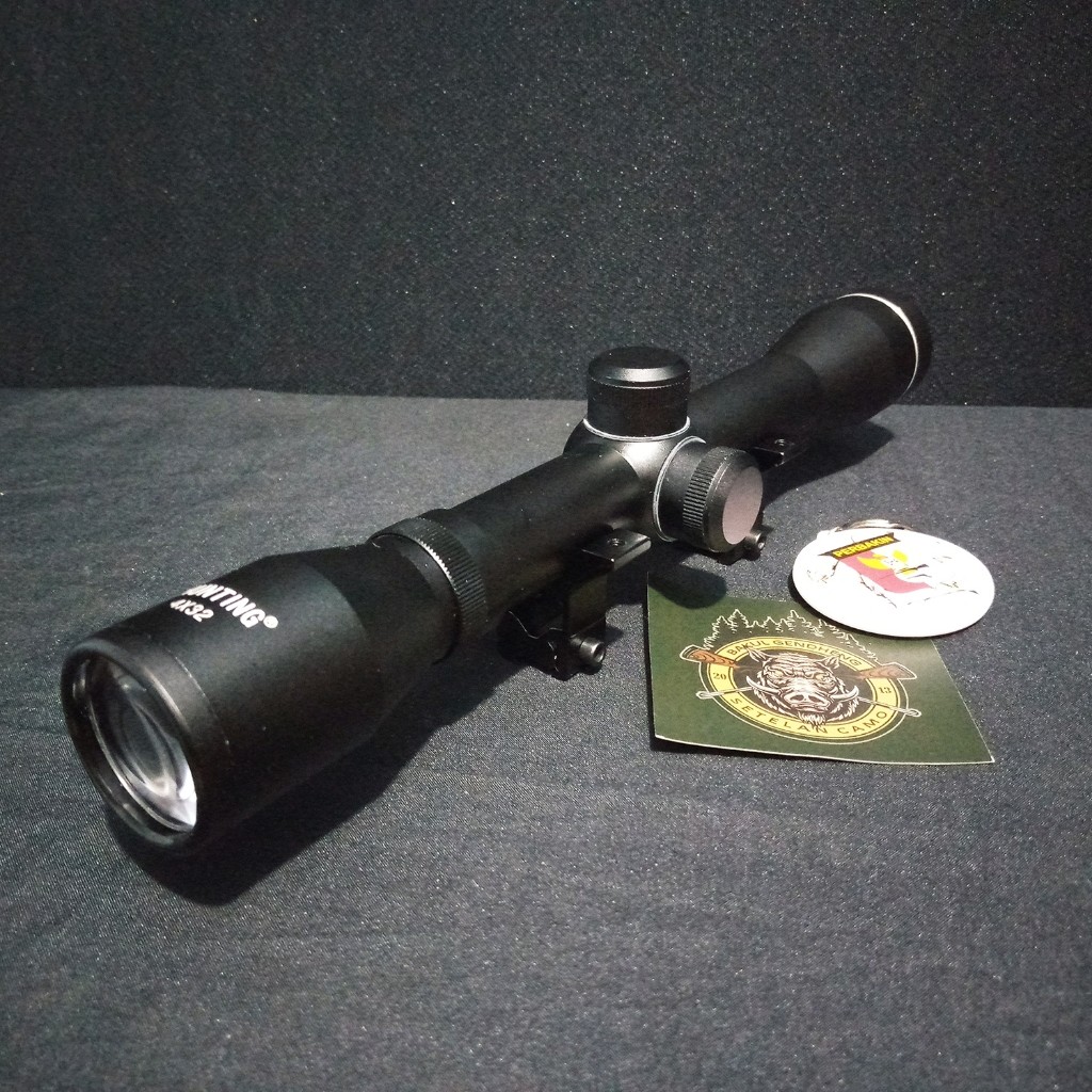 TELESKOP HUNTING 4X32 RETIKEL MILDOT / TELESKOP FIX ZOOM (SC2319)