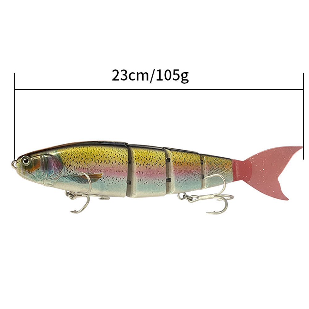 Fishing Lure Sinking Swimbait Lures 23cm 105g Joint Giant Big Bait Bass Catfish Hard Swimbait  leurr