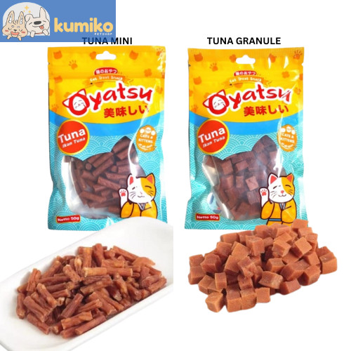 SNACK KUCING OYATSU TUNA MINI AND GRANULE - CEMILAN LEMBUT KUCING - CAT SNACK