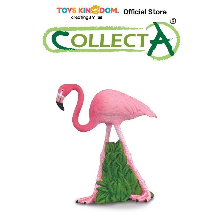 Toys Kingdom Collecta Figure Flamingo 88207 Toys Kids Toy Minifigur Miniatur Hewan Figure Hewan Main