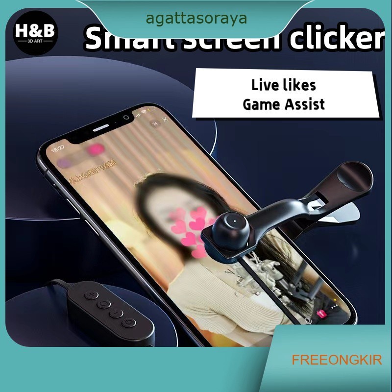 M1Auto Clicker for Phone iPad, Screen Device Auto Clicker, Suitable for Games, Live Broadcasts, Rewa