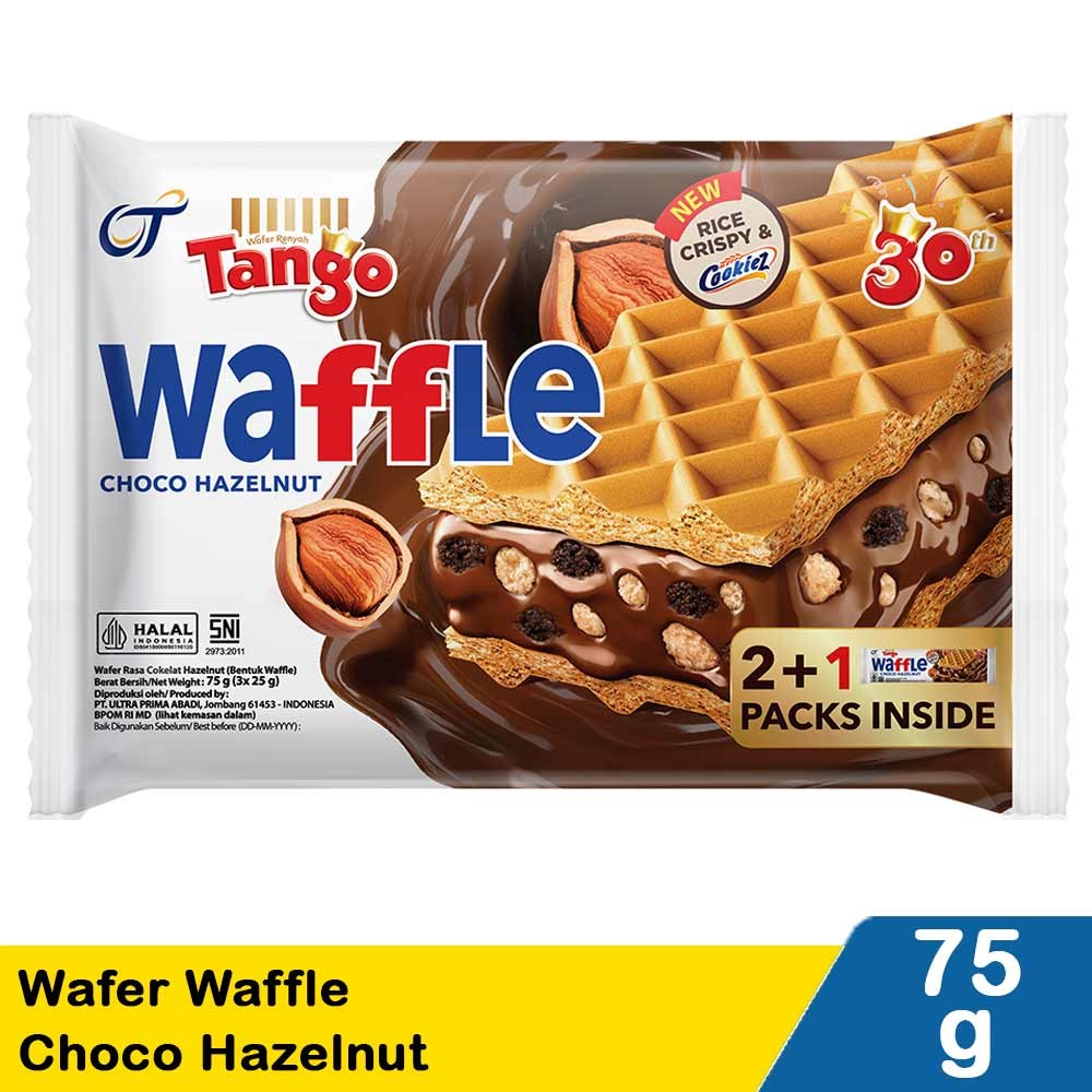 TANGO WAFER WAFFLE CHOCO HAZELNUT 75g