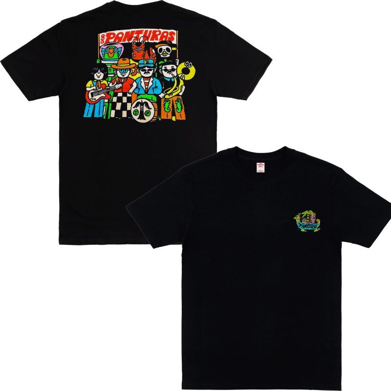 The panturas - New merchandise/ kaos band The panturas T-shirt black