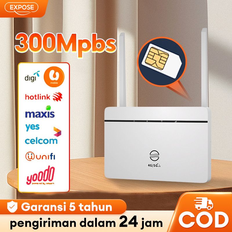 Modem 5G Router wifi Modem Unlimited WiFi SIM Card Router LTE Modem 300mbps Wireless Router WiFi 4G