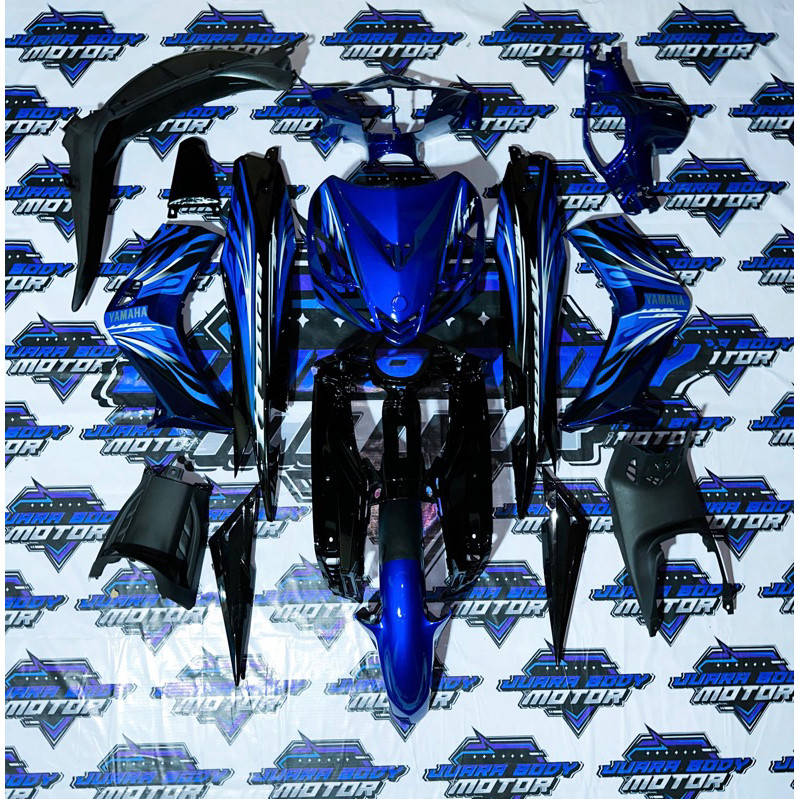 Full Body Halus Kasar Jupiter MX Old Warna Biru Hitam