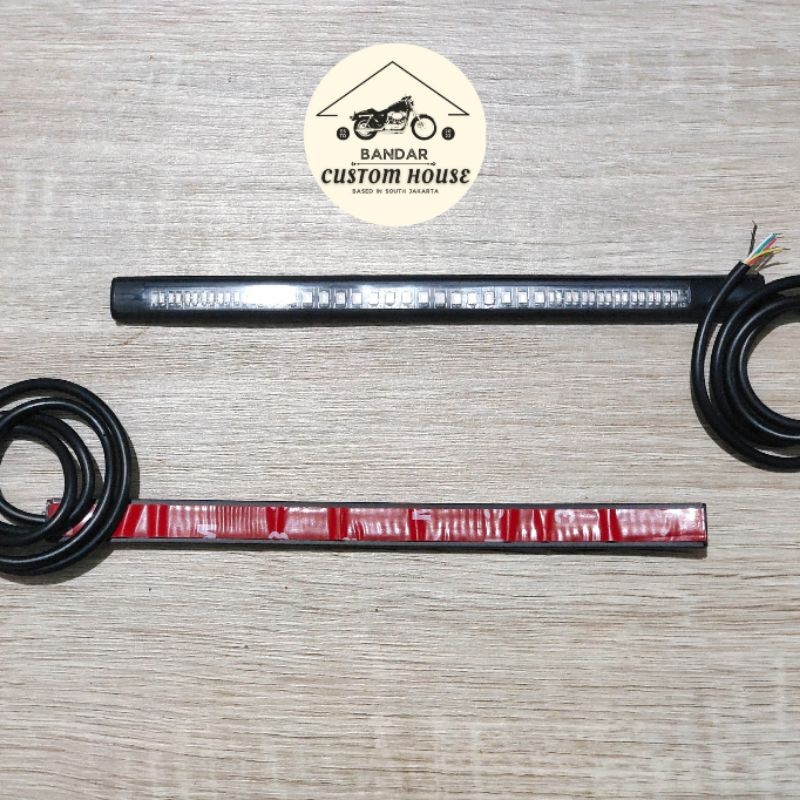 Stop Lamp Custom Strip Plus Sein LED Fleksibel W175 XSR 155 Japstyle