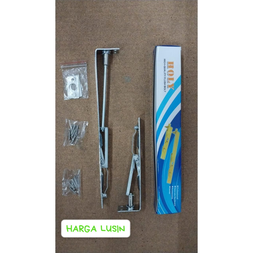(LUSIN) Grendel tanam Set 6"+10"/Slot Pintu/Flush Bolt/Selot Pintu 2 Kupu tarung