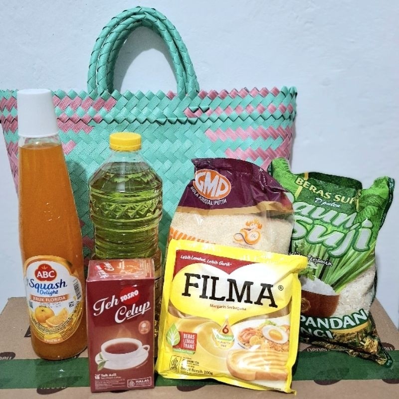 [MILIHO] Paket SEMBAKO Tas Anyaman Paket Sembako