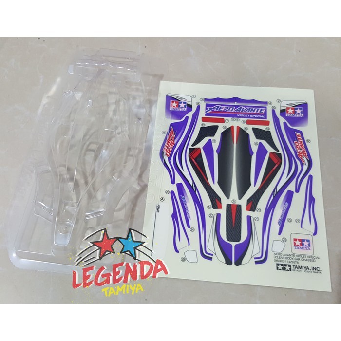 Body Aero Avante. Lightweight POLYCARBONATE BODY . Mini 4WD