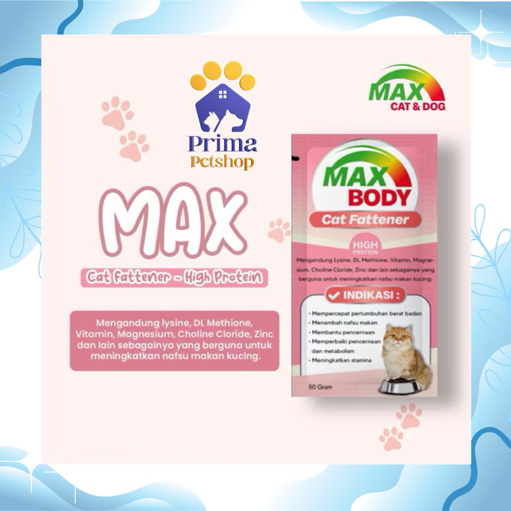 MAX BODY CAT FATTERNER PENGGEMUK NAFSU MAKAN KUCING