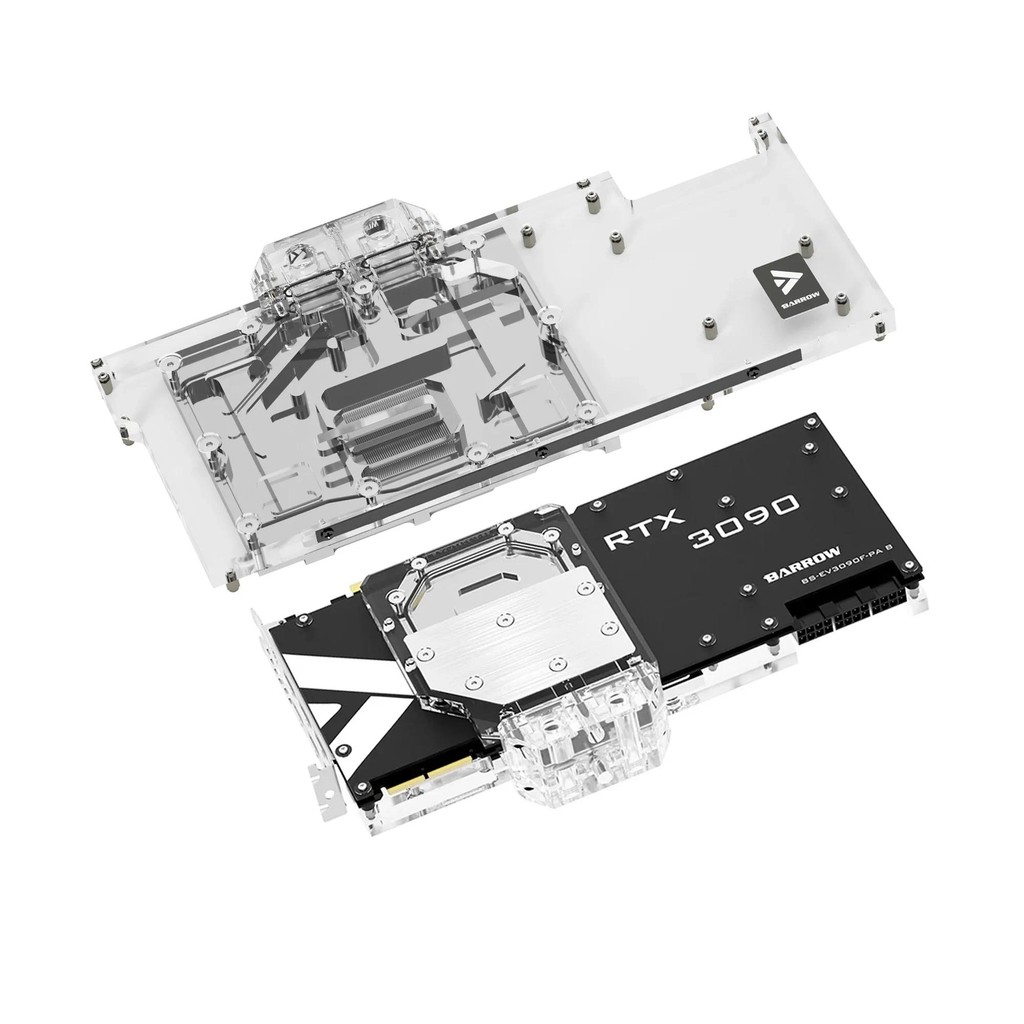 Barrow EVGA 3090 FTW3 Graphics Card GPU Water Cooling Block For EVGA RTX3090 3080 FTW3 ULTRA 5V ARGB