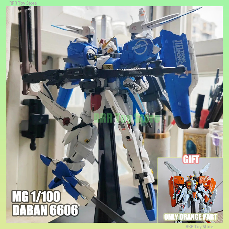DABAN 6606 MG 1/100 MSA-0011 EX-S Exs Assembly Model Kit With Two Color Armor Action Figures Plastic