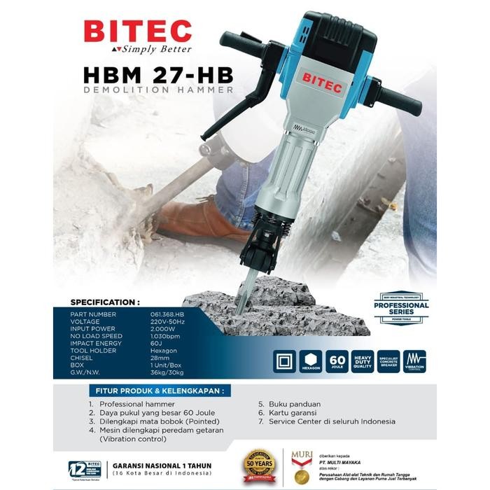 BITEC MESIN JACK HAMMER HBM27