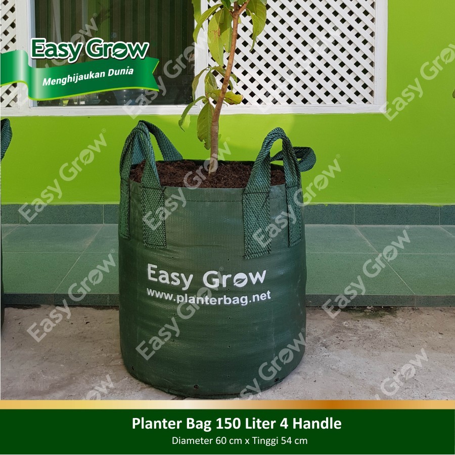 Planter Bag 150 Liter Tall Original Easy Grow - PLANTER BAG - Pot Planter - Pot Besar - Easy Grow
