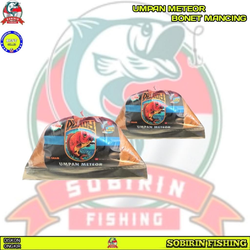 Umpan meteor bonet mancing umpan ikan mas siap pakai