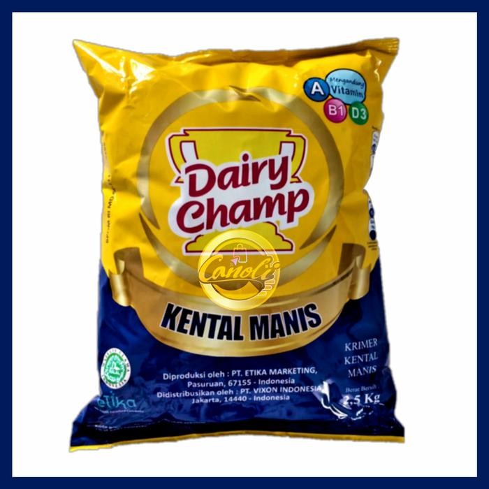 [   LUCIAMO ]susu dairy champ 2,5kg / susu kental manis / skm / krimer Malaysia